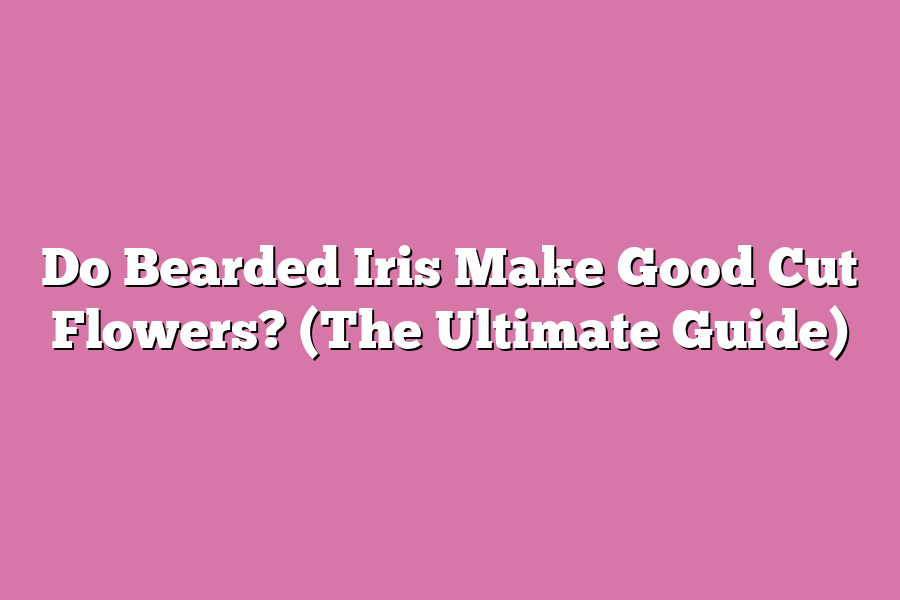 Do Bearded Iris Make Good Cut Flowers? (The Ultimate Guide) – Flower ...