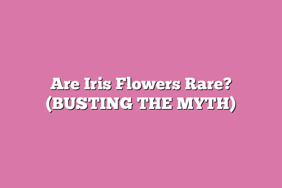 Are Iris Flowers Rare? (busting The Myth) – Flower Pursuits